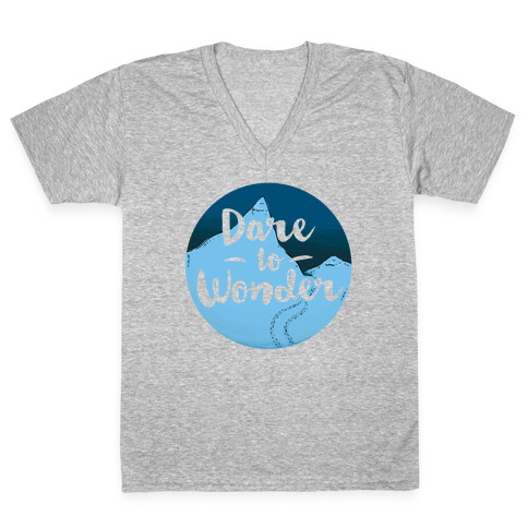 Dare To Wonder V-Neck Tee Shirt