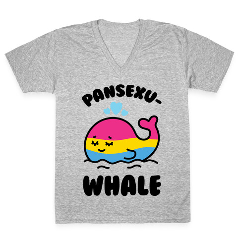 Pansexu-WHALE V-Neck Tee Shirt