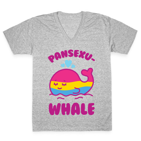 Pansexu-WHALE V-Neck Tee Shirt
