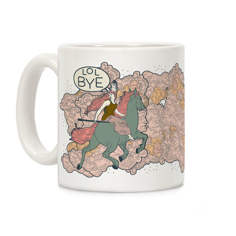 Lol Bye Valkyrie Coffee Mug