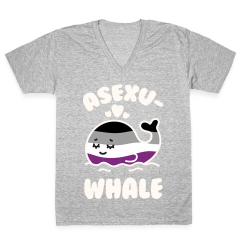 Asexu-WHALE V-Neck Tee Shirt