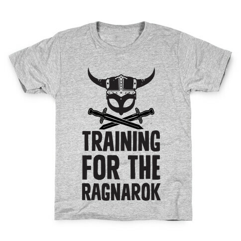 Training For The Ragnarok Kids T-Shirt