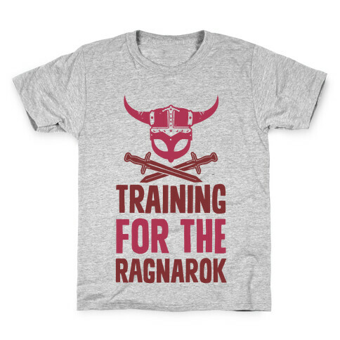 Training For The Ragnarok Kids T-Shirt