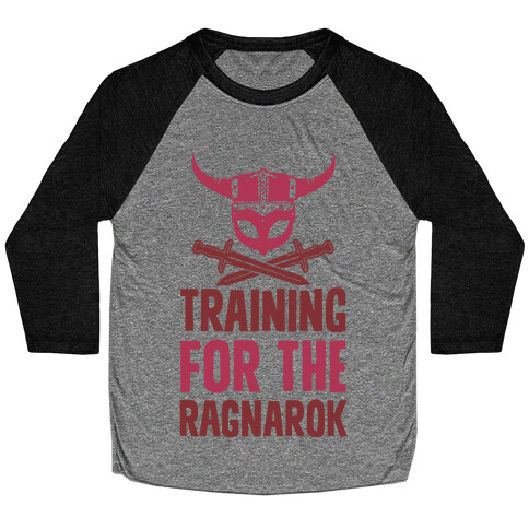 Training For The Ragnarok Baseball Tee