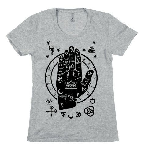 Occult Hand Womens T-Shirt