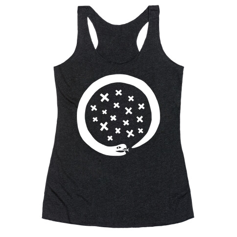 The Snake That Ate Itself Racerback Tank Top