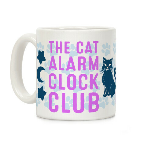 The Cat Alarm Clock Club Coffee Mug