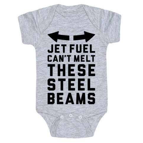 Jet Fuel Can't Melt These Steel Beams Baby One-Piece