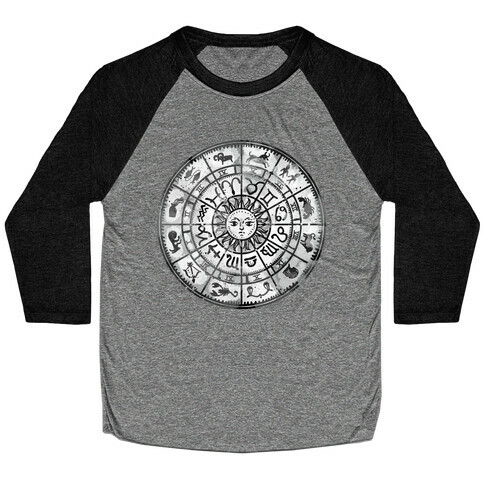 Zodiac Calendar Baseball Tee