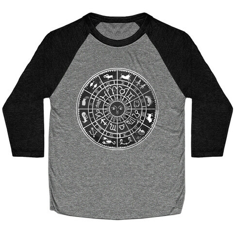 Zodiac Calendar Baseball Tee