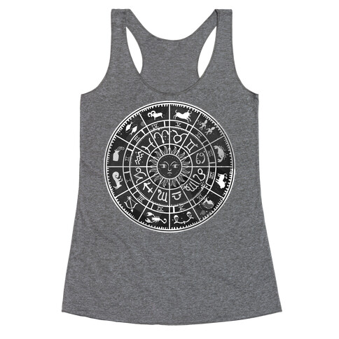 Zodiac Calendar Racerback Tank Top