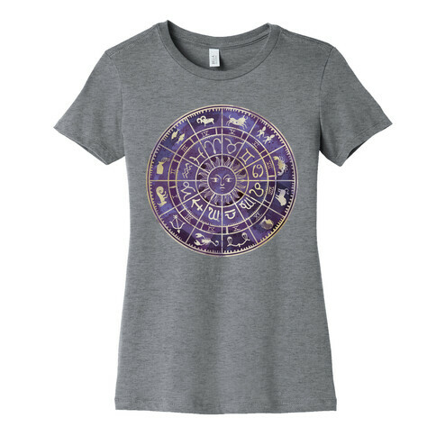 Zodiac Calendar Womens T-Shirt