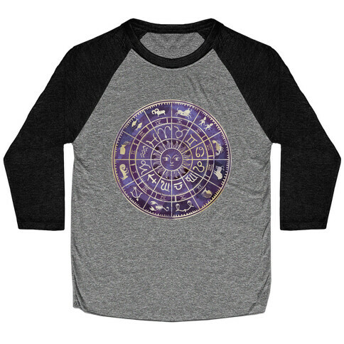 Zodiac Calendar Baseball Tee