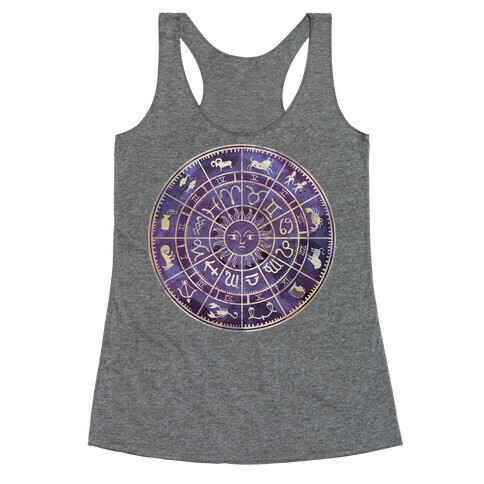 Zodiac Calendar Racerback Tank Top