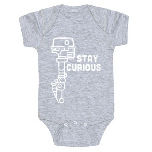 Stay Curious (Mars Rover) Baby One-Piece
