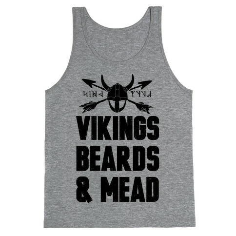 Vikings, Beards, & Mead Tank Top