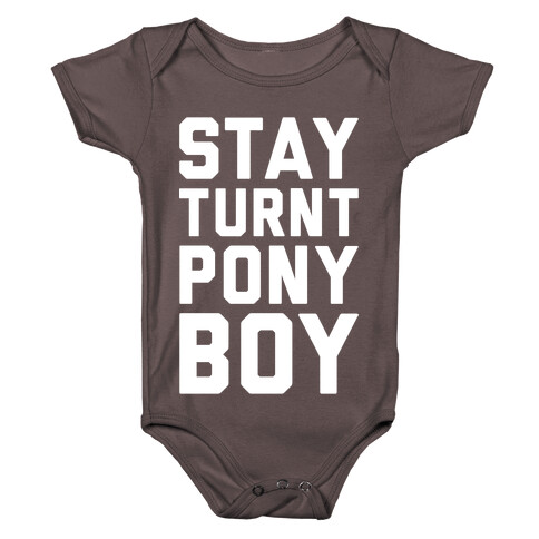 Stay Turnt Pony Boy Baby One-Piece