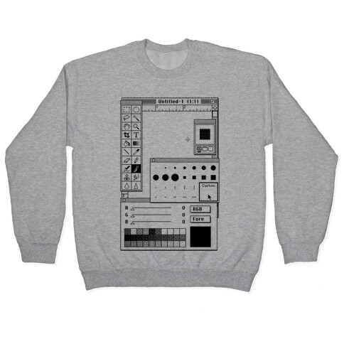 Photoshop Pixel Tools Pullover