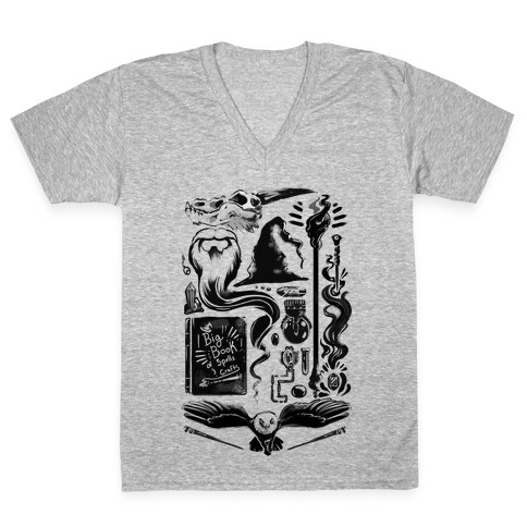 Tools of the Wizard V-Neck Tee Shirt