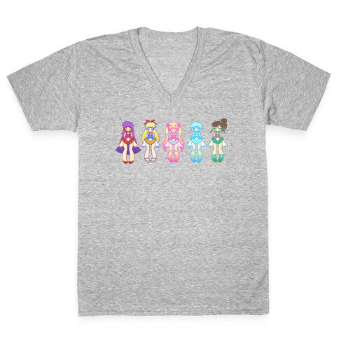 Pretty Guardians V-Neck Tee Shirt