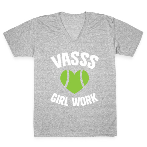 VASSS Girl Work V-Neck Tee Shirt