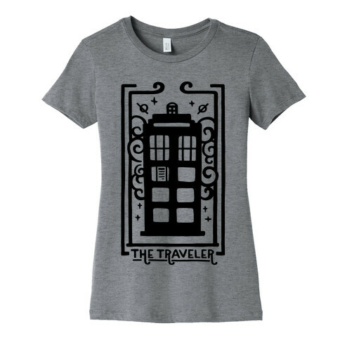 Time Traveler Tarot Womens T-Shirt