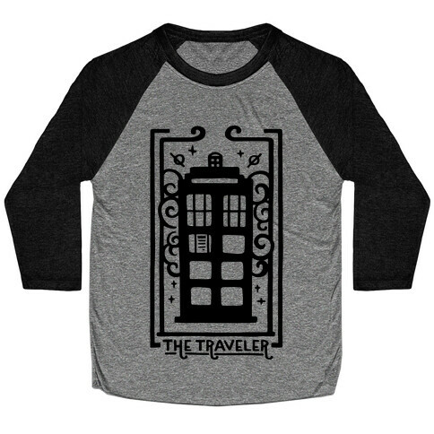 Time Traveler Tarot Baseball Tee