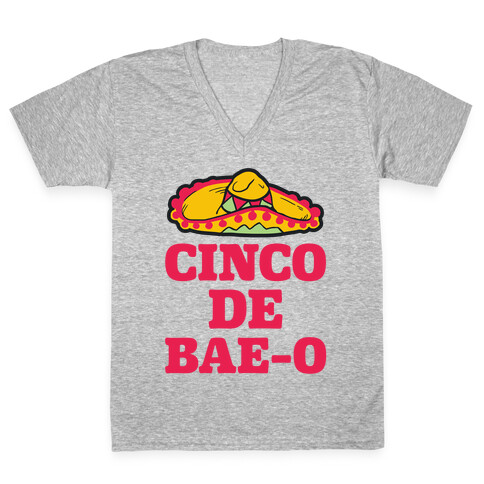 Cinco De Bae-o V-Neck Tee Shirt