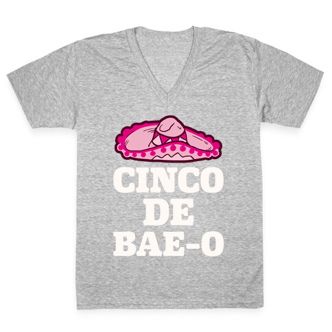 Cinco De Bae-o V-Neck Tee Shirt