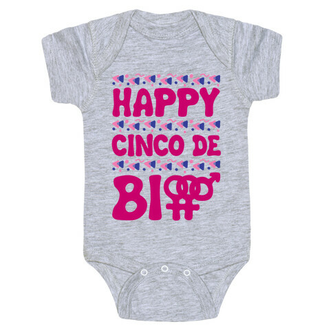 Happy Cinco De Bio Baby One-Piece