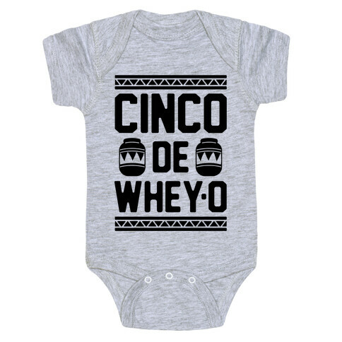 Cinco De Whey-O Baby One-Piece