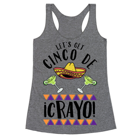 Cinco De Crayo Racerback Tank Top