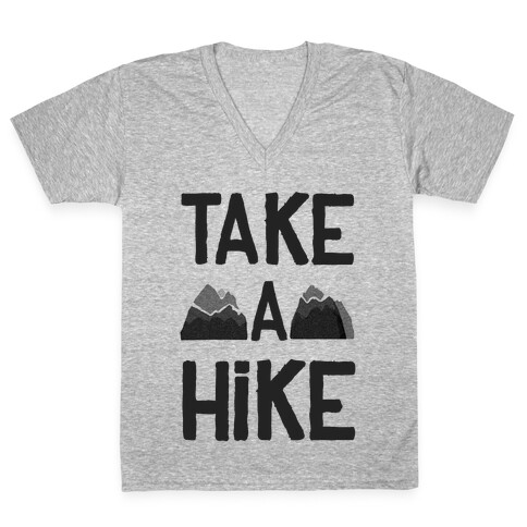 Take a Hike V-Neck Tee Shirt