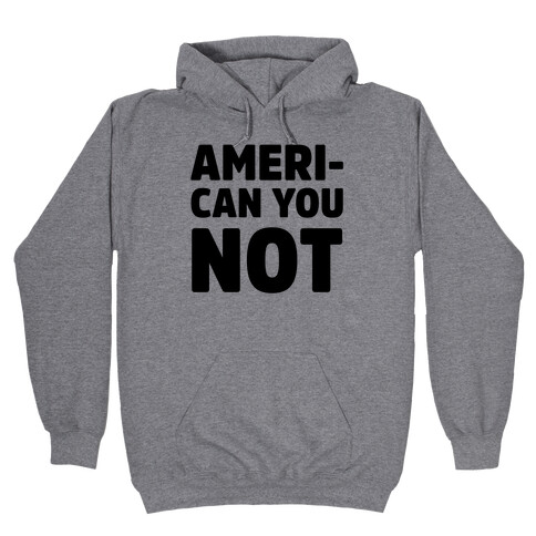 Ameri-Can You Not Hooded Sweatshirt