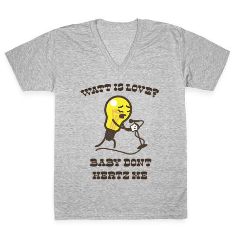 Watt is Love V-Neck Tee Shirt