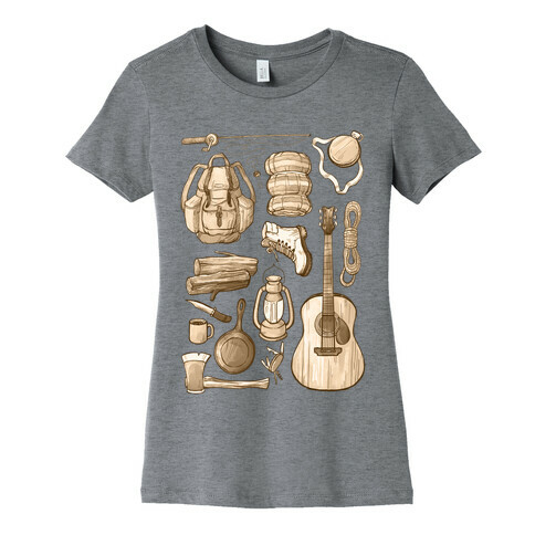 Camping Gear Womens T-Shirt