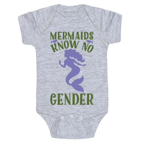 Mermaids Know No Gender Baby One-Piece