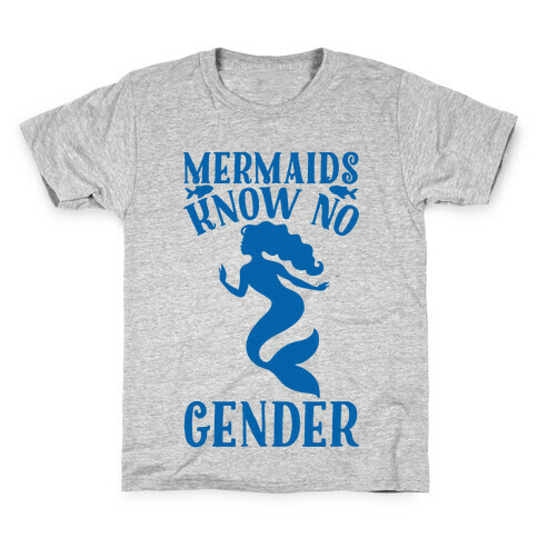 Mermaids Know No Gender Kids T-Shirt