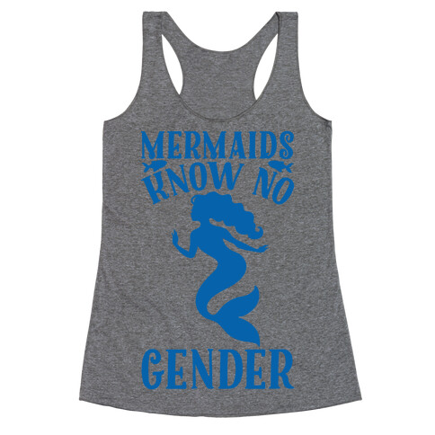 Mermaids Know No Gender Racerback Tank Top