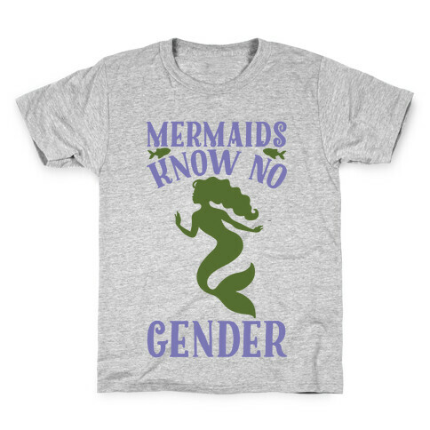 Mermaids Know No Gender Kids T-Shirt