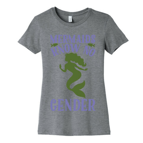 Mermaids Know No Gender Womens T-Shirt