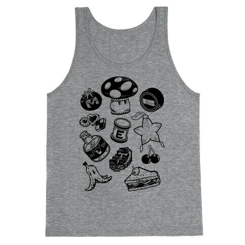 Gamer Food Items Tank Top