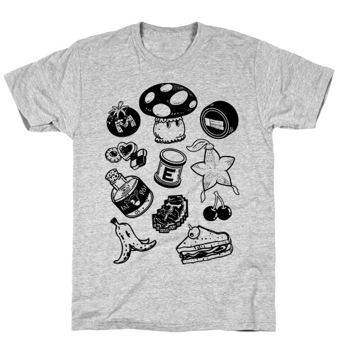 Gamer Food Items T-Shirt