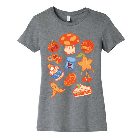 Gamer Food Items Womens T-Shirt