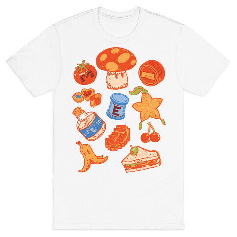 Gamer Food Items T-Shirt