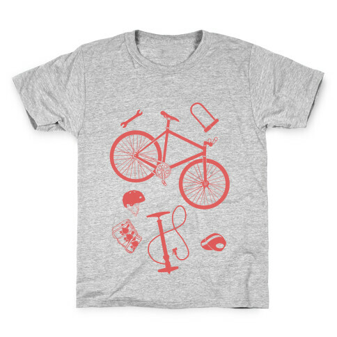 fixed gear cycling tools Kids T-Shirt