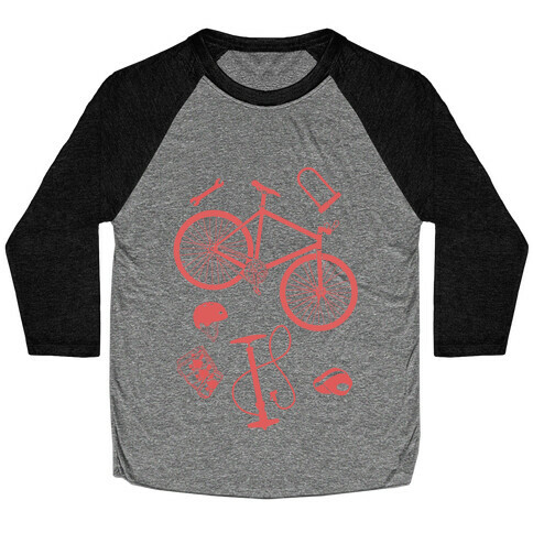 fixed gear cycling tools Baseball Tee