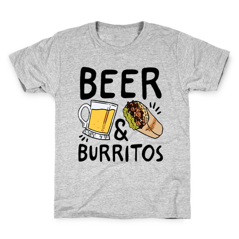 Beer And Burritos Kids T-Shirt