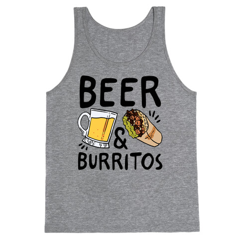 Beer And Burritos Tank Top