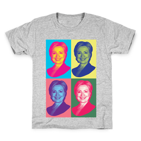 Pop Art Hillary Clinton Kids T-Shirt